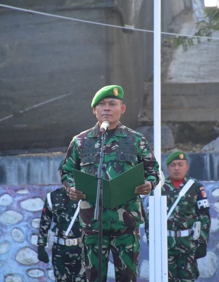 Korem 132/Tadulako Gelar Upacara Mingguan, Teguhkan Disiplin dan Semangat Pengabdian Prajurit