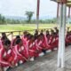 Jelang HUT RI Ke-81 Satgas Yonif 645/GTY Latihan dan Penyiapan Paskibraka di Kantor Bupati Yalimo