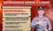 Polres Magetan Tingkatkan Mitigasi Karhutla di Musim Kemarau, Larang Warga Membakar Lahan