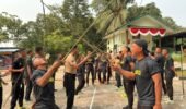 Mempererat Kebersamaan dan Persahabatan di Tapal Batas, Pos Kotis Satgas Yonarmed 13/Nanggala Gelar Beragam Lomba Memeriahkan HUT Ke-81 RI