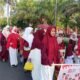 Satlantas Polres Kotim Kawal Pawai Anak TK Yayasan Shauha Qolbu Meriahkan HUT RI Ke-81 di Taman Kota Sampit