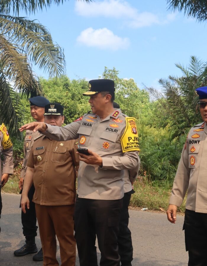 Kapolres Kotim Terima Kunjungan Kapolda Kalteng pantau situasi Karhutla di Kotim