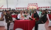 Rangkaian Hut RI Ke-81 Kapolres Kotim Hadiri Silaturahmi Kebangsaan di Gedung Futsal Indoor Sampit