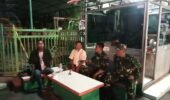 Patroli Malam Koramil 01 Wonogiri, Bersama Linmas dan Polsek Jaga Kondusivitas Kota