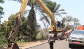 Buat Sekat Dengan Eskavator Guna Cegah Api Karhutla Merembet, Forkimpda kerahkan seluruh Sumber Daya.