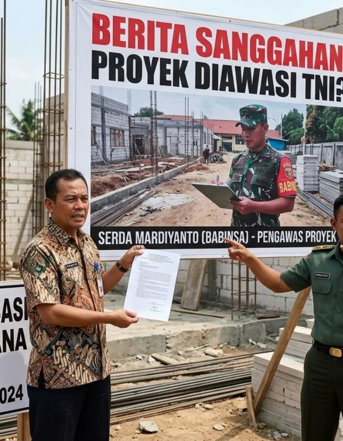 📰# Kacau Semua!! Catut Nama & Foto Anggota TNI, Plt Kepsek SMKN 1 Sragi Ciptakan Kesan Fiktif Seakan Proyek Sudah Terawasi#