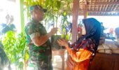 Babinsa Blumbang Hadirkan Cara Unik Rayakan HUT Warga, Sedekah Pohon untuk Lingkungan dan Kebersamaan