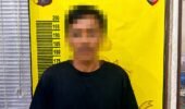 Polres Kotawaringin Timur menangkap seorang warga karena kedapatan Membakar Lahan