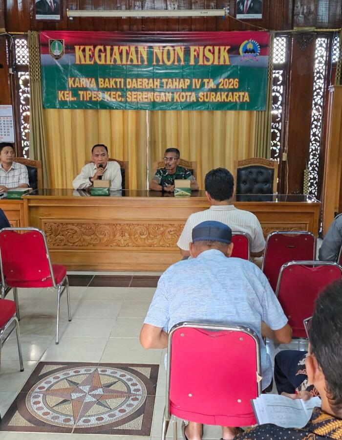 Kasdim 0735/Surakarta Tanamkan Wasbang dan Bela Negara di Kegiatan Non Fisik KBD Tahap IV TA. 2026
