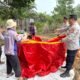 GUNA PEMADAMAN KARHUTLA, POLRES KOTIM PASANG TANK PORTABLE UNTUK BANTU KETERSEDIAAN AIR