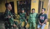 Begini Cara Personil Babinsa Koramil 17/Sidoharjo Menjaga Keamanan Dan Ketertiban Diwilayah
