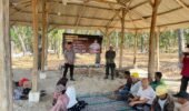 Antisipasi Karhutla, Polres Gresik Gencarkan Sosialisasi di Hutan Panceng