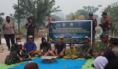 Pokjar XI Sespimen Dikreg ke-67 Gelar Sosialisasi Pencegahan Karhutla dan Bakti Sosial