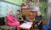 Tak Sekadar Pimpinan, Kapolres Kediri Kota Hadir Beri Semangat untuk Anggota yang Tengah Berjuang Melawan Sakit