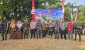 Peringati HUT TNI Ke 81, Sinergi TNI-Polri Dan Masyarakat Kota Blitar Gelar Aksi Tanam Pohon Di Bantaran Sungai Karplos