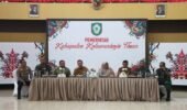 Kapolres Kotim Menghadiri Rapat Koordinasi Penanggulangan Darurat Karhutla di Rumah Jabatan Bupati
