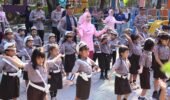 Hangat dan Ceria, Kapolres Kediri Kota Sambangi Dua TK Kemala Bhayangkari di Kota Kediri