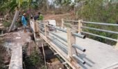 Jembatan Kali Bunder Mulai Berbentuk, Progres Tembus 70 Persen