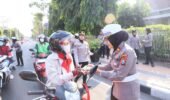 Semangat HUT Polwan ke-78, Polwan Polres Kediri Kota Hadir Membawa Manfaat bagi Masyarakat