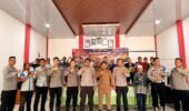 Satgas Edukasi Lemdiklat Polri Gelar Sosialisasi Pencegahan dan Dampak Karhutla serta Bakti Sosial di Baamang Barat