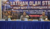 LATIHAN AMAN NUSA II, KAPOLDA KEPRI TEKANKAN KESIAPSIAGAAN HADAPI BENCANA DAN SITUASI KONTINGENSI