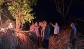 Polres Ngawi dan Tim Gabungan Buat Sekat Bakar dan Dirikan Posko Antisipasi Karhutla Lawu Utara Meluas