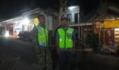 Patroli Malam Koramil Kismantoro Jaga Situasi Wilayah Tetap Aman dan Kondusif