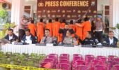 Polres Pasuruan Tetapkan Delapan Tersangka Kasus Penyalahgunaan LPG Subsidi, Ratusan Tabung Disita
