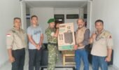 Dukung Kegiatan Yonif TP 533 Kabupaten Blitar, Ketua Regional 3 MAPI Saber Pungli Jatim Serahkan Bantuan Sound System