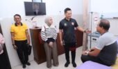 Kapolres Kediri Kota Visite Tiga Personel yang Sakit, Berikan Dukungan dan Semangat untuk Pulih
