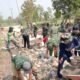 Wujudkan Akses Desa yang Layak, TNI dan Warga Mlale Sragen Bahu-Membahu Cor Jalan