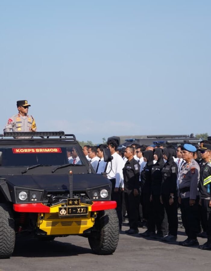2.678 Personel Dikerahkan, Kapolda NTB Pimpin Apel Ops Mandalika Rinjani 2026 Amankan MotoGP