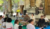 Minggu Kasih, Wakapolres Kediri Kota Perkuat Silaturahmi dan Sampaikan Pesan Kamtibmas di Pura Penataran Agung Kilisuci