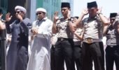 Kapolres Pasuruan Hadiri Salat Istisqa di Ponpes Dalwa, Bersama Santri Panjatkan Doa Memohon Hujan Berkah