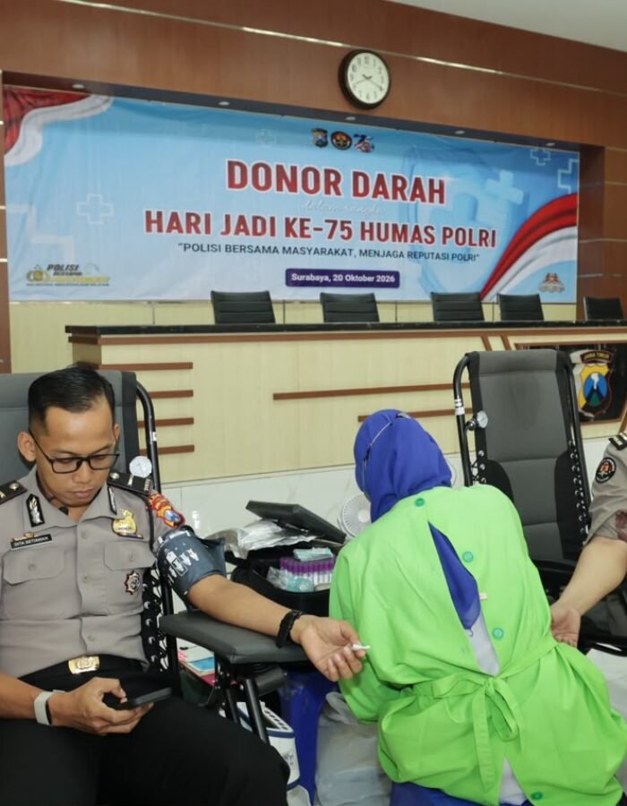 Polda Jatim dan Insan Pers Gelar Donor Darah, Wujud Sinergi Kemanusiaan di Hari Jadi ke-75 Humas Polri