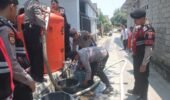 Respons Cepat Keluhan Warga Terdampak Kekeringan, Polres Blitar Kota Salurkan 3.000 Liter Air Bersih