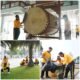 Green Policing, Polres Kediri Bersihkan Lingkungan Masjid